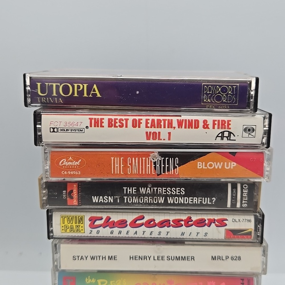 Vintage Cassette Tape Lot Mellencamp, B-52s, Utopia And More - Picture 2 of 3